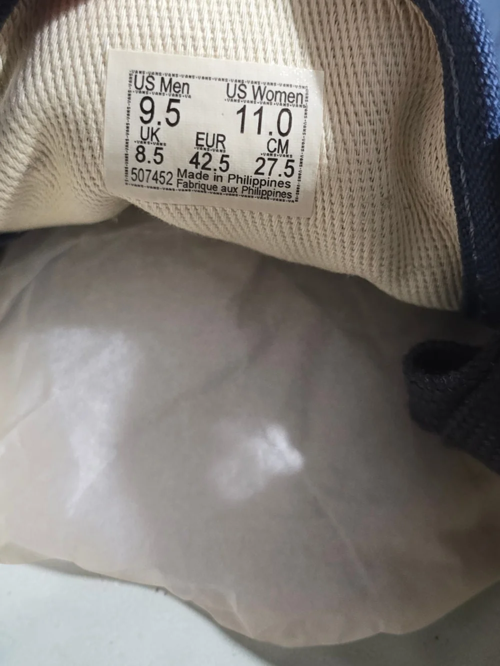 Vans Vault OG Authentic LX Navy Men 9.5 Women 11 NWT VN0A5FBDNVY